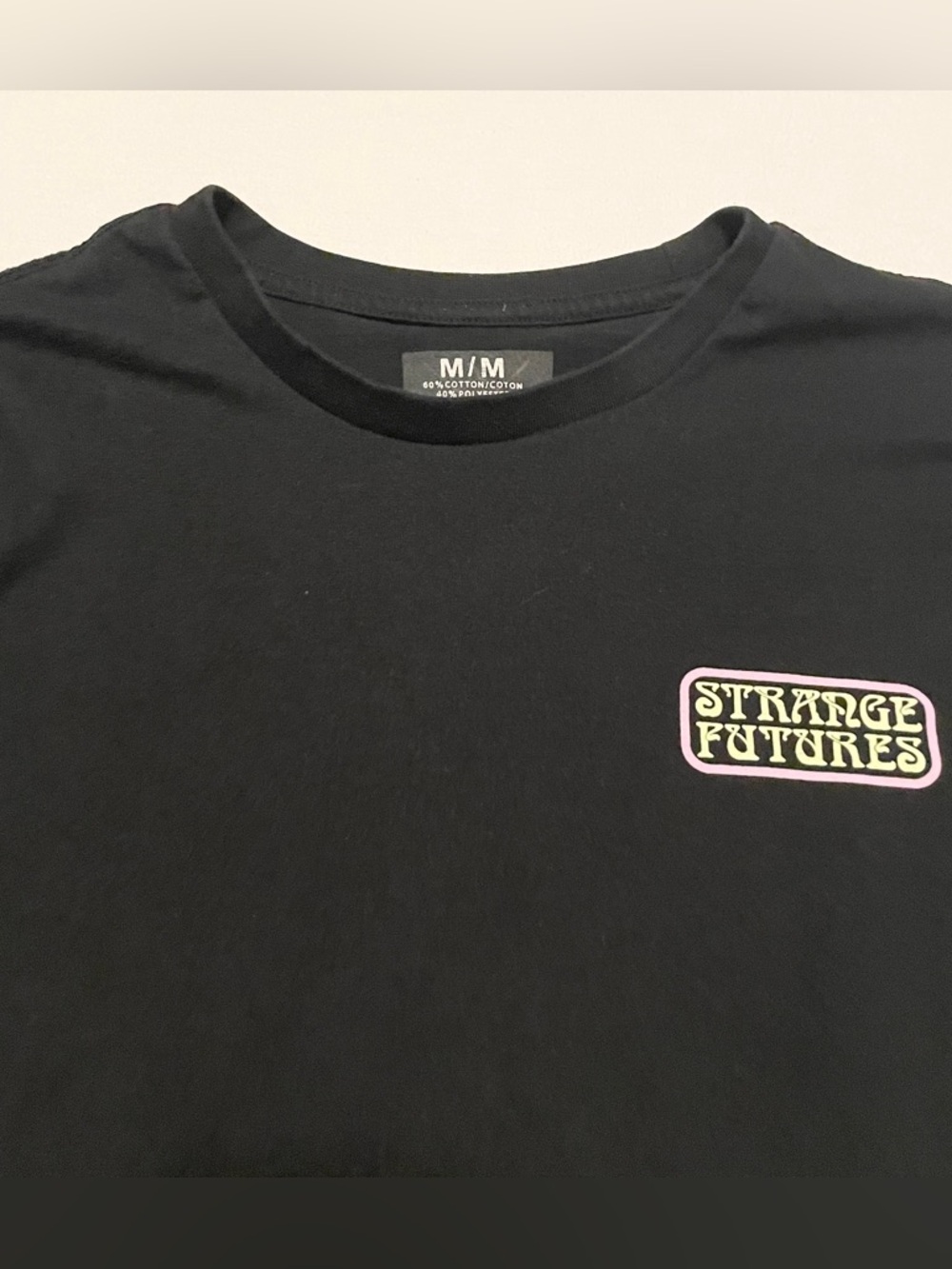 Amnesia Strange Futures Death Tarot Card Long Sleeve Graphic Tee - Picture 2 of 16